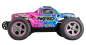 Preview: 22700 MAX20 Monstertruck Brushed 4WD 1:20 RTR blau/pink